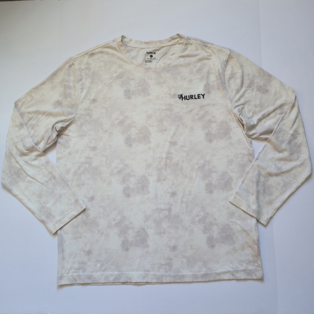 Hurley Men's Long Sleeve Tie Dye Graphic Shirt Large
